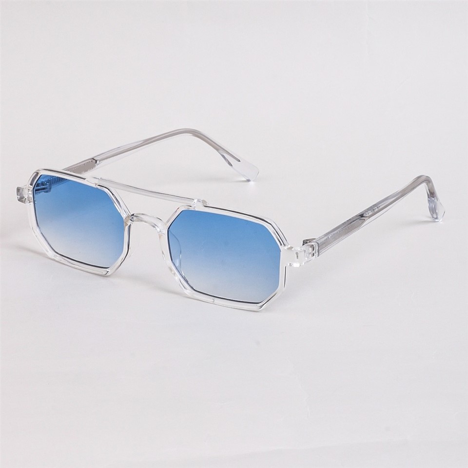 Clear Aviator Sunglasses
